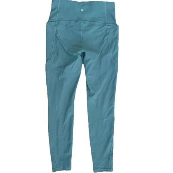 Xersion Women’s Size Small 7/8 Ankle Leggings High Rise Compression Sage Green - Picture 3 of 9